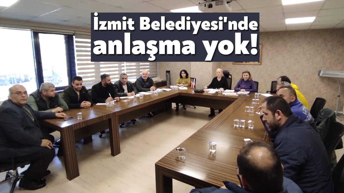 İzmit Belediyesi'nde çalışan bin 800 personeli ilgilendiren toplu iş sözleşmesi
