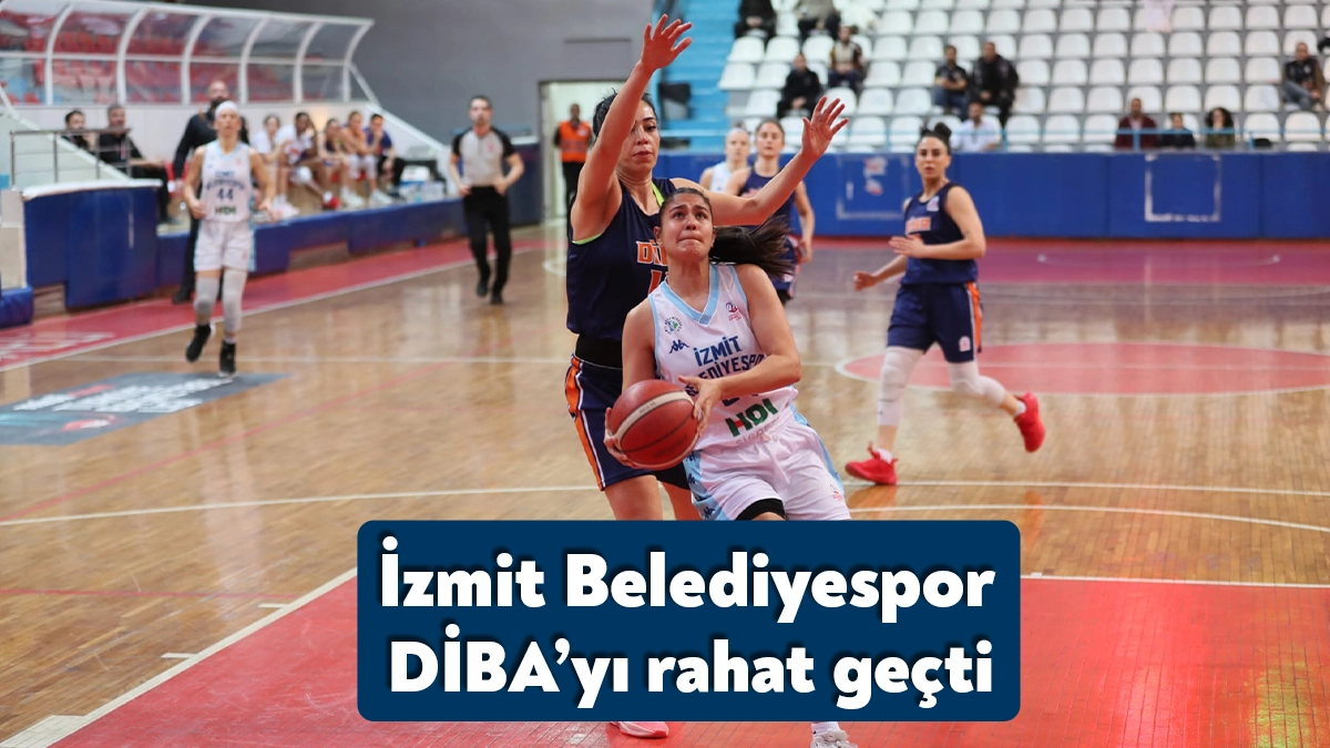 İzmitli Periler, kendi sahasında karşılaştığı DİBA Spor Kulübü’nü 97-68 mağlup