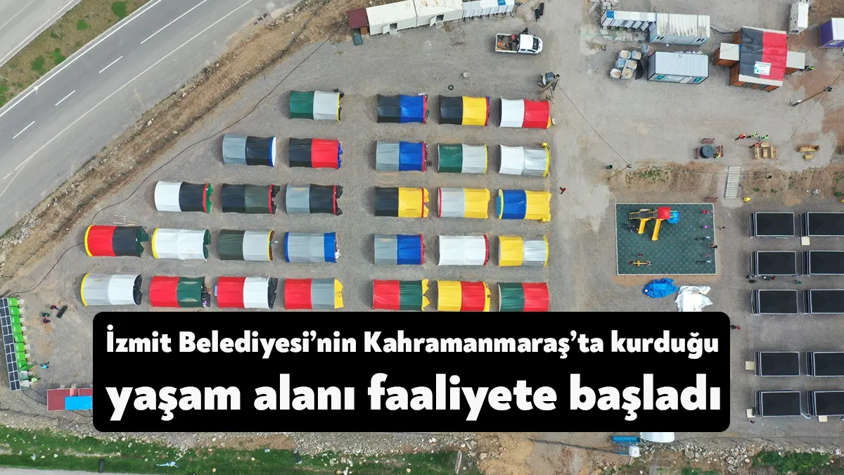 Depremin ilk gününden bu yana bölgede yardım çalışmaları yürüten İzmit