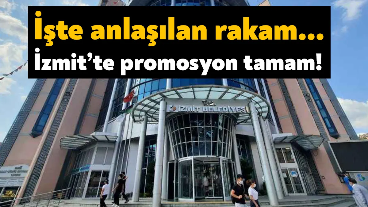 İzmit Belediyesi mevcut banka ile promosyon anlaşması imzaladı.