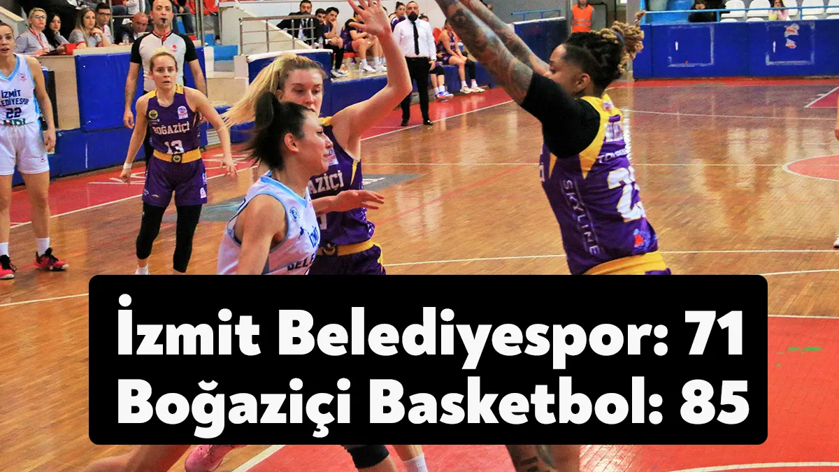 Türkiye Kadınlar Basketbol Ligi 27. hafta karşılaşmasında Boğaziçi Basketbol’u konuk