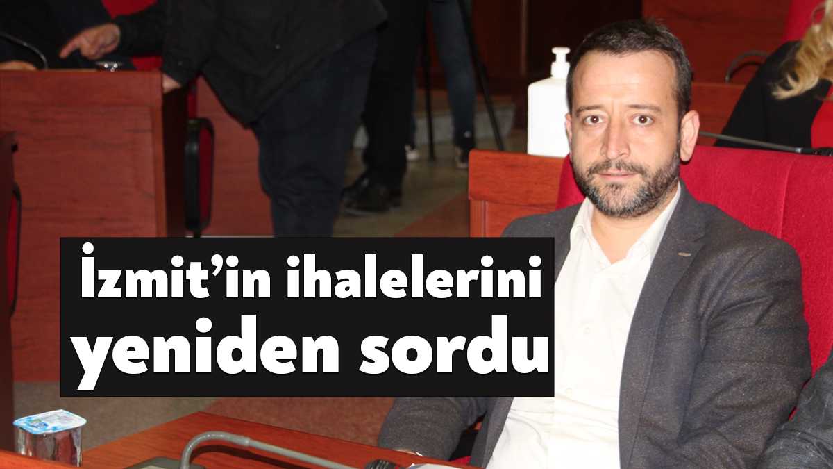 İzmit Belediye Meclisi’nin mart ayı oturumunda konuşan AK Parti Grup