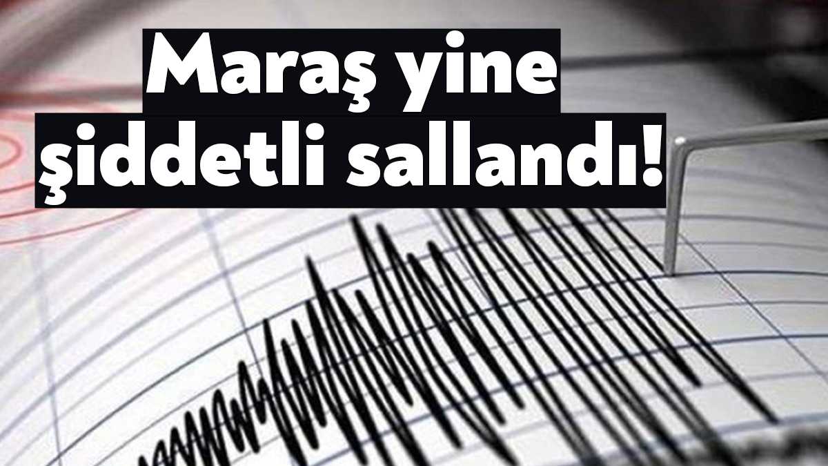 Kahramanmaraş'ta saat 05.53'te 5.0 büyüklüğünde deprem meydana geldi.