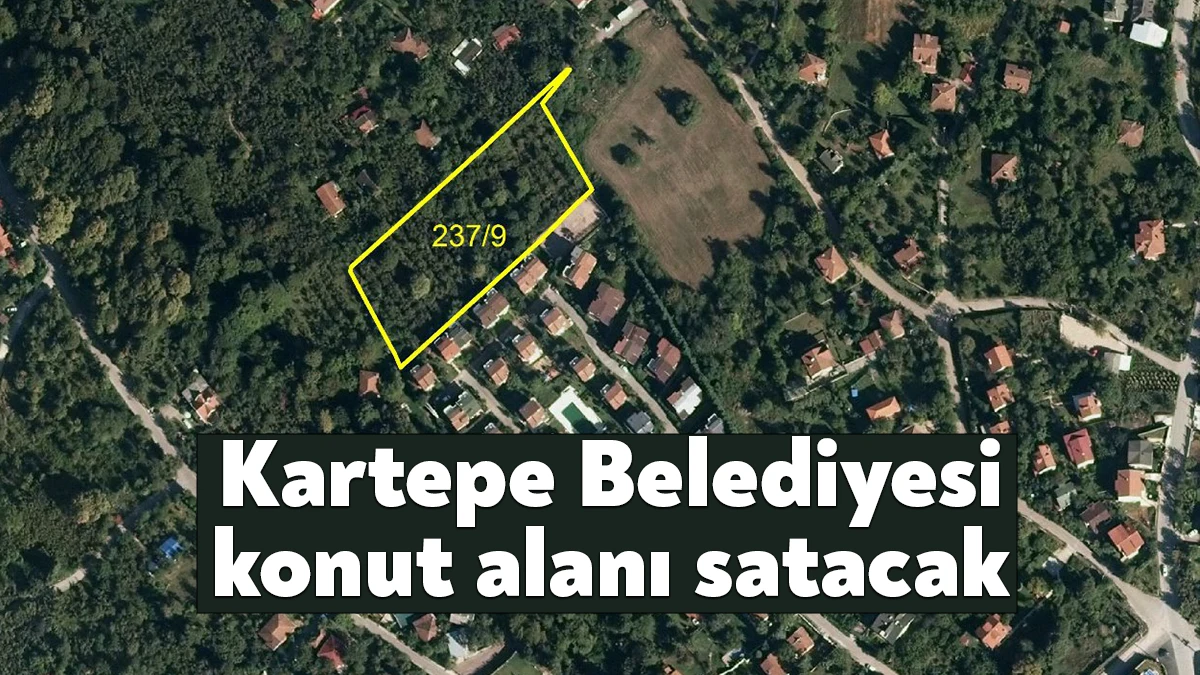 Kartepe Belediyesi, Derbent Mahallesi’nde bulunan konut alanını 06 Nisan Perşembe