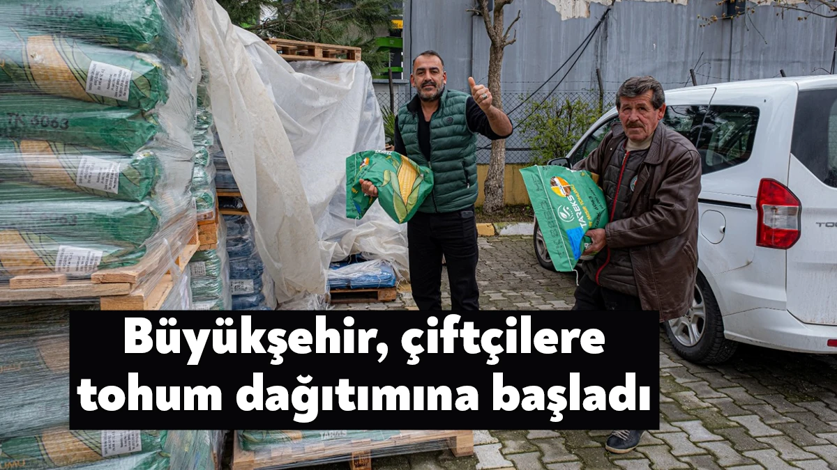 Kocaeli Büyükşehir, 2 bin çiftçiye yüzde 50 hibeli 70 ton