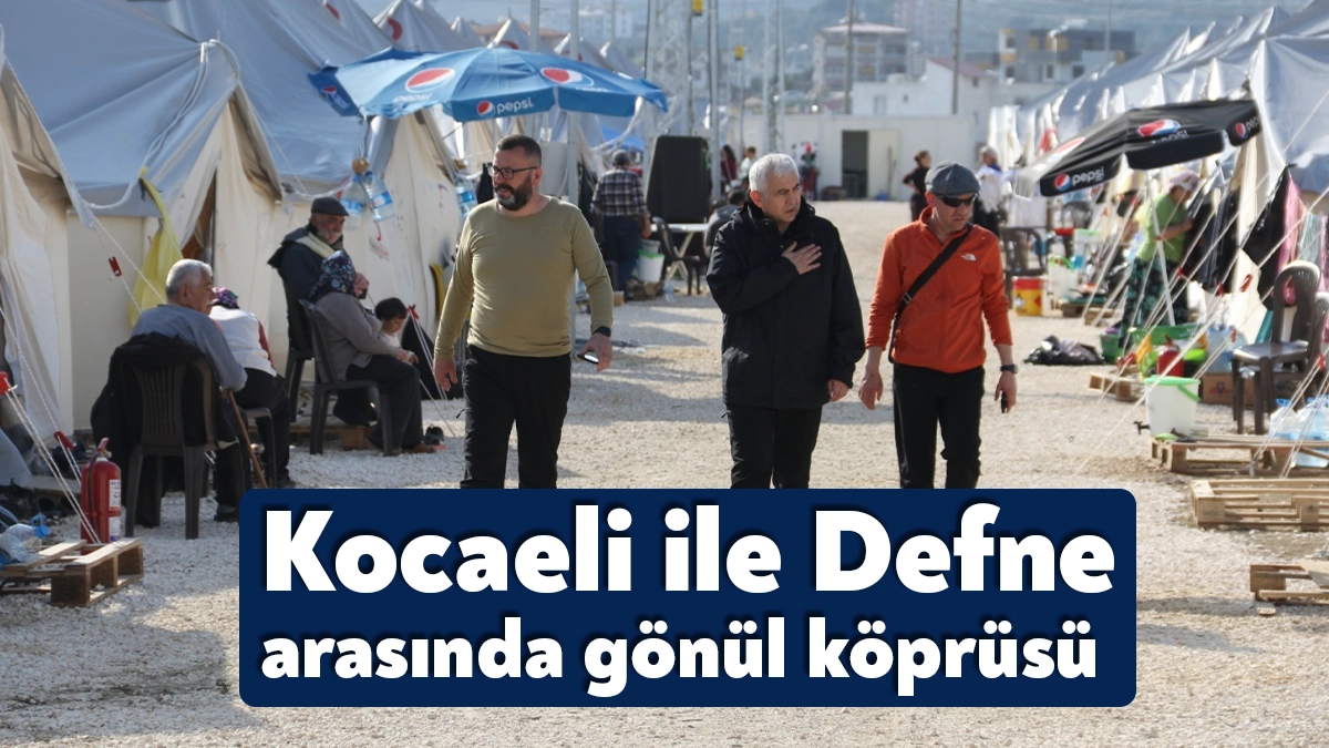 Genel Sekreter Gündoğdu, çalışmaları yerinde görmek amacıyla deprem bölgesi Defne’ye