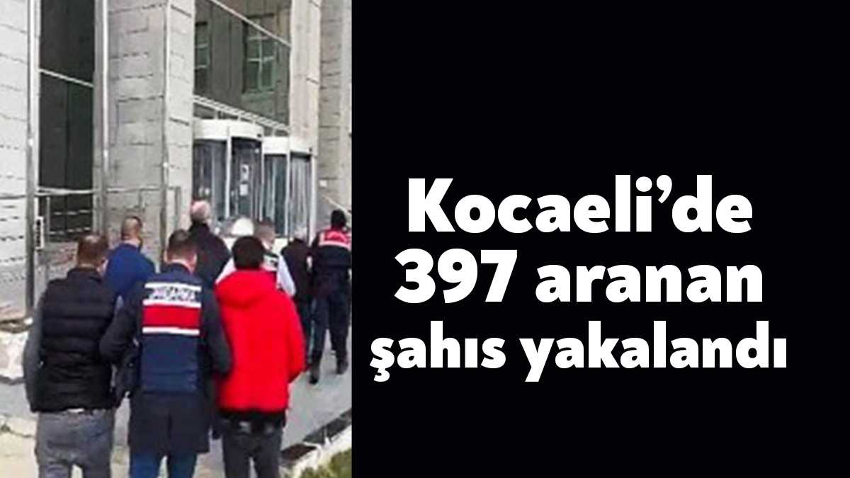 Kocaeli İl Jandarma Komutanlığınca Şubat ayında yapılan kontrollerde hakkında adli