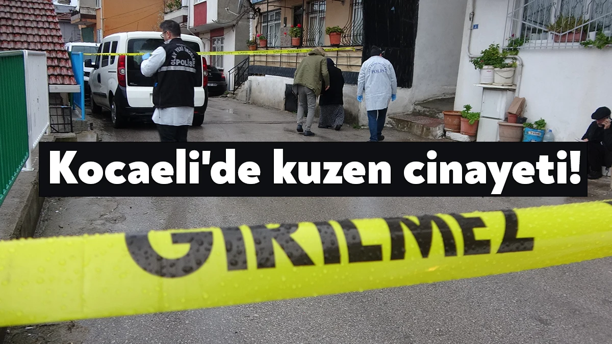 Kocaeli'nin İzmit ilçesinde bir kişi, iki gün önce tartıştığı kuzenini