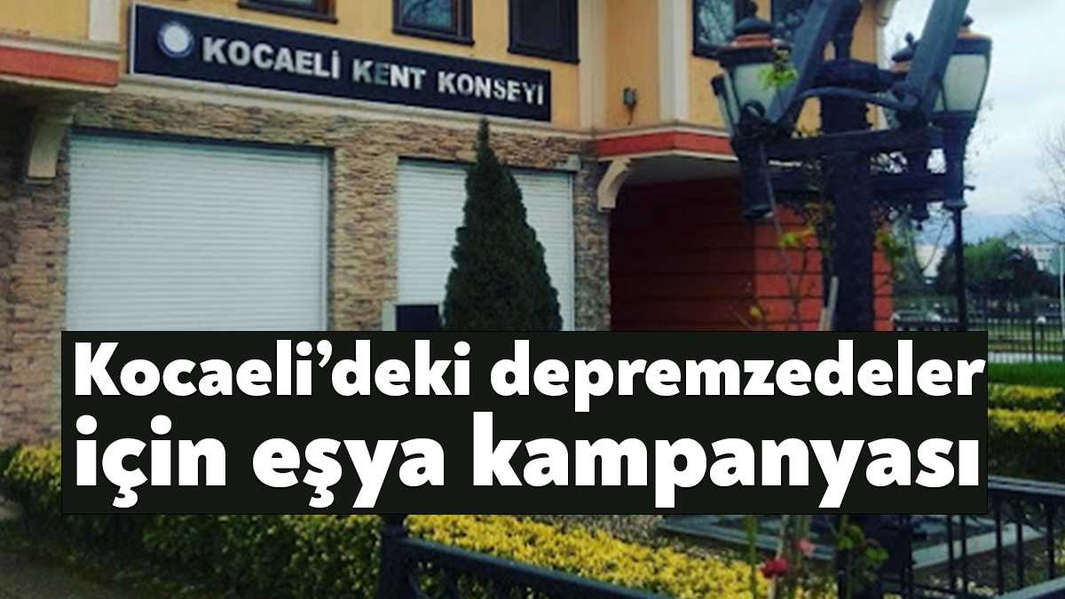 Kocaeli Kent Konseyi tarafından Kahramanmaraş merkezli 7,7 ve 7,6 büyüklüğündeki