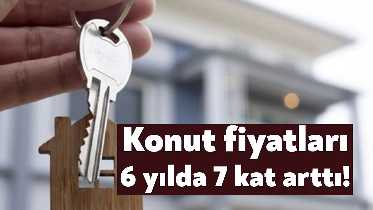 Konut Fiyat Endeksi’ne göre konut fiyatları ocakta yüzde 6,9 yükselirken