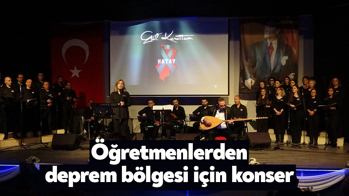 Kocaeli’de farklı branşlardan 32 öğretmen, deprem felaketinin yaralarını sarabilmek için