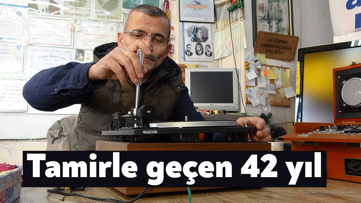 Kocaeli'de gençlik yıllarında elektrikli ve elektronik cihaz tamirciliğine yönelen Hüseyin