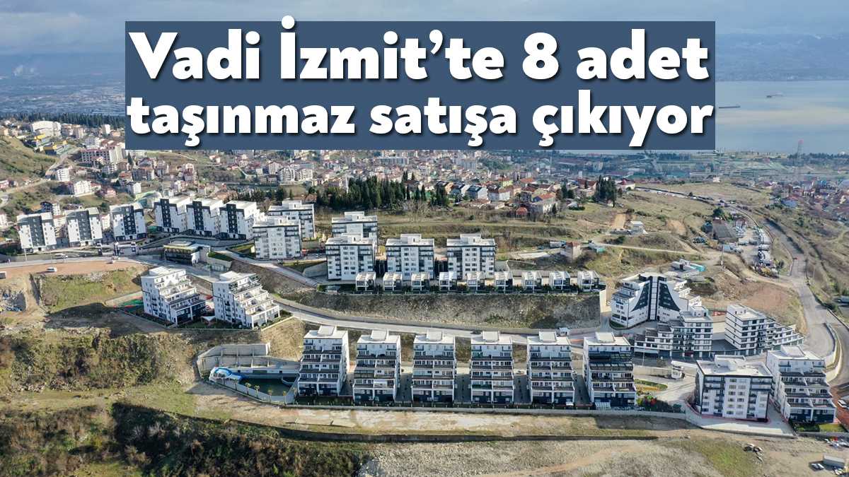 Doğası ve manzarasıyla huzurlu yaşamın kapılarını aralayan Vadi İzmit Evleri’nde
