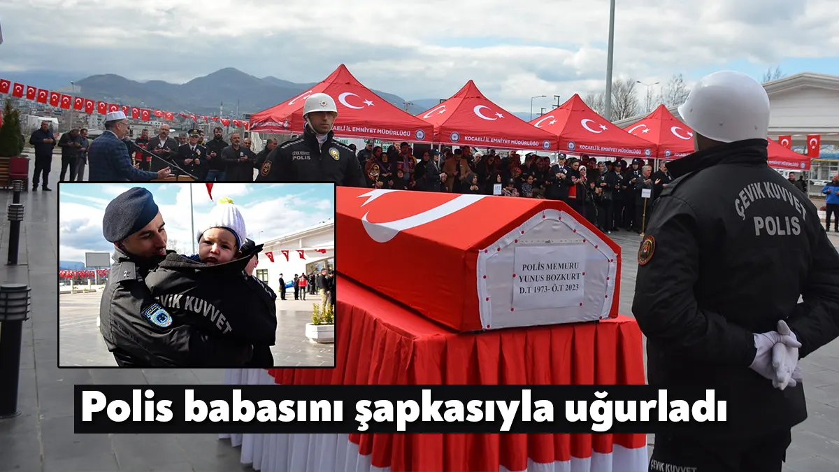 Kocaeli'de geçirdiği kalp krizi neticesinde hayatını kaybeden polis memuru Yunus