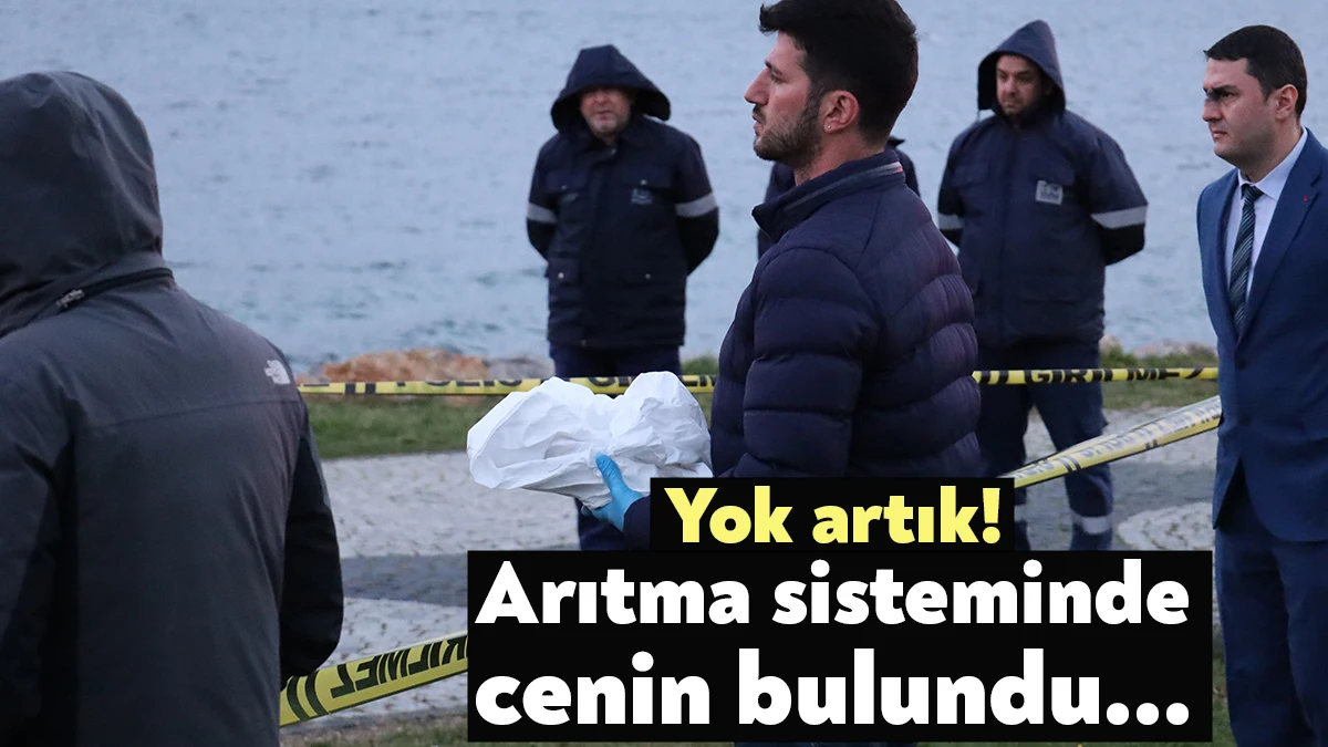 Kocaeli’nin Darıca ilçesi Millet Bahçesi’nde yer alan atık su
