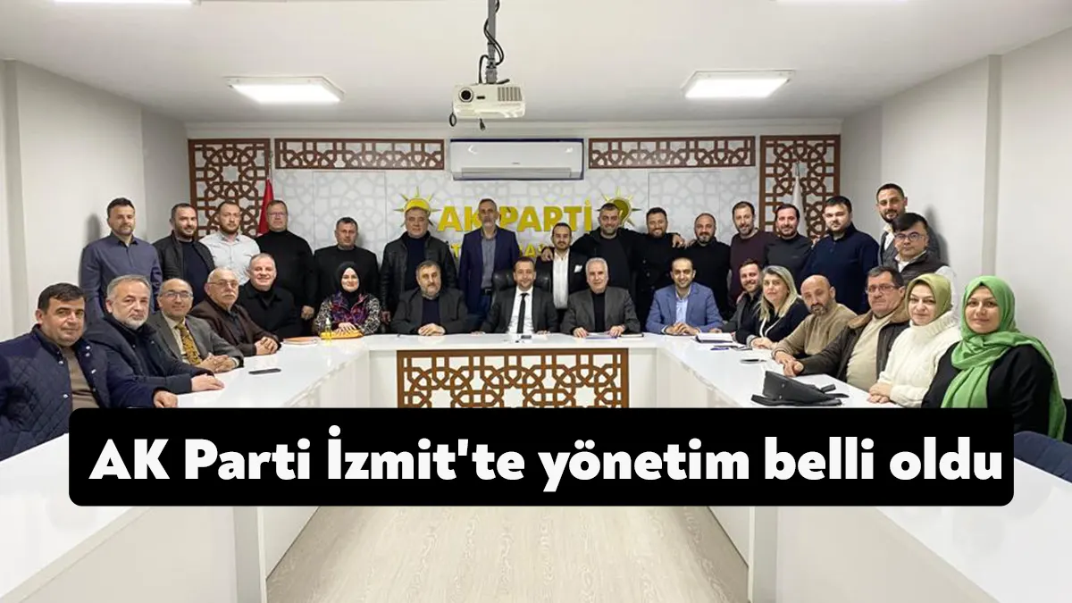 AK Parti Genel Merkezi tarafından ataması yapılan İzmit İlçe Başkanı