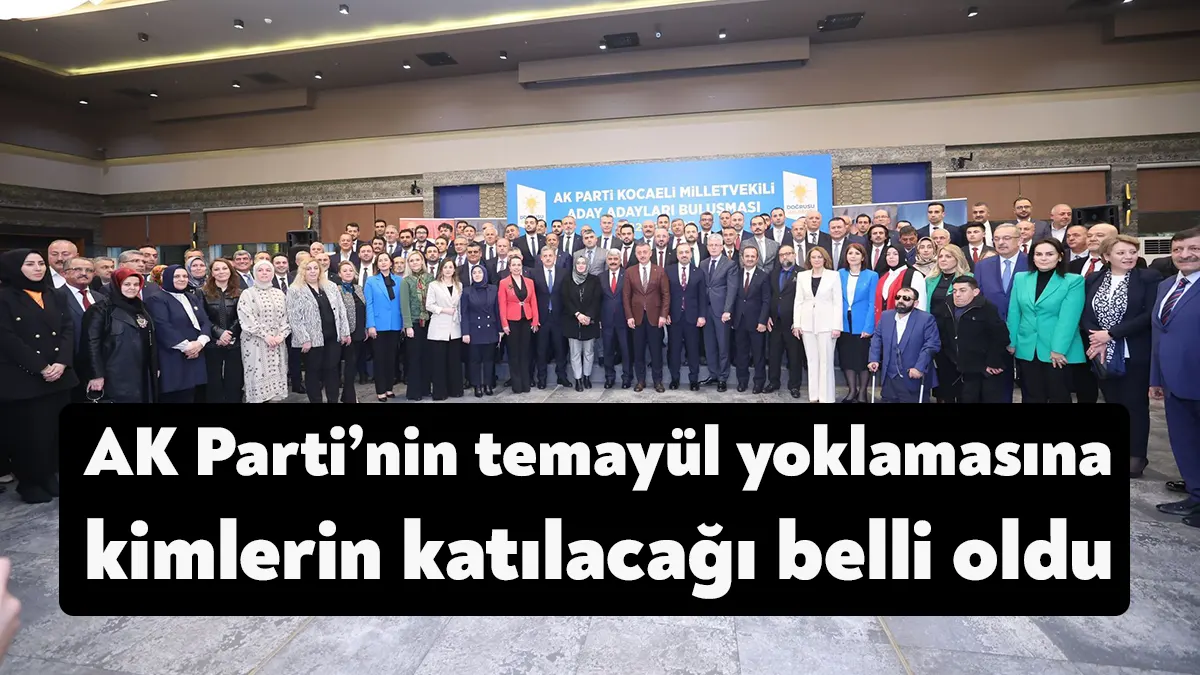 AK Parti Kocaeli'de yarın temayül yoklaması yapılacak. Temayülde oy kullanacak