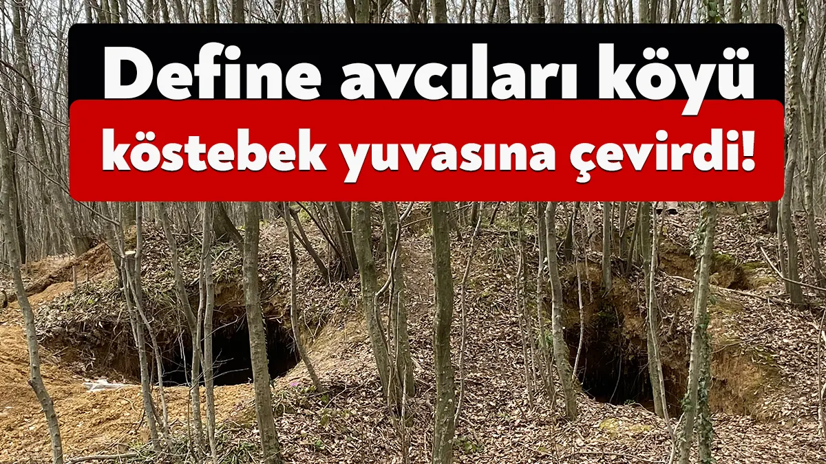 Kocaeli'nin İzmit ilçesindeki Akmeşe köyü definecilerin uğrak noktası oldu. Bölgeyi