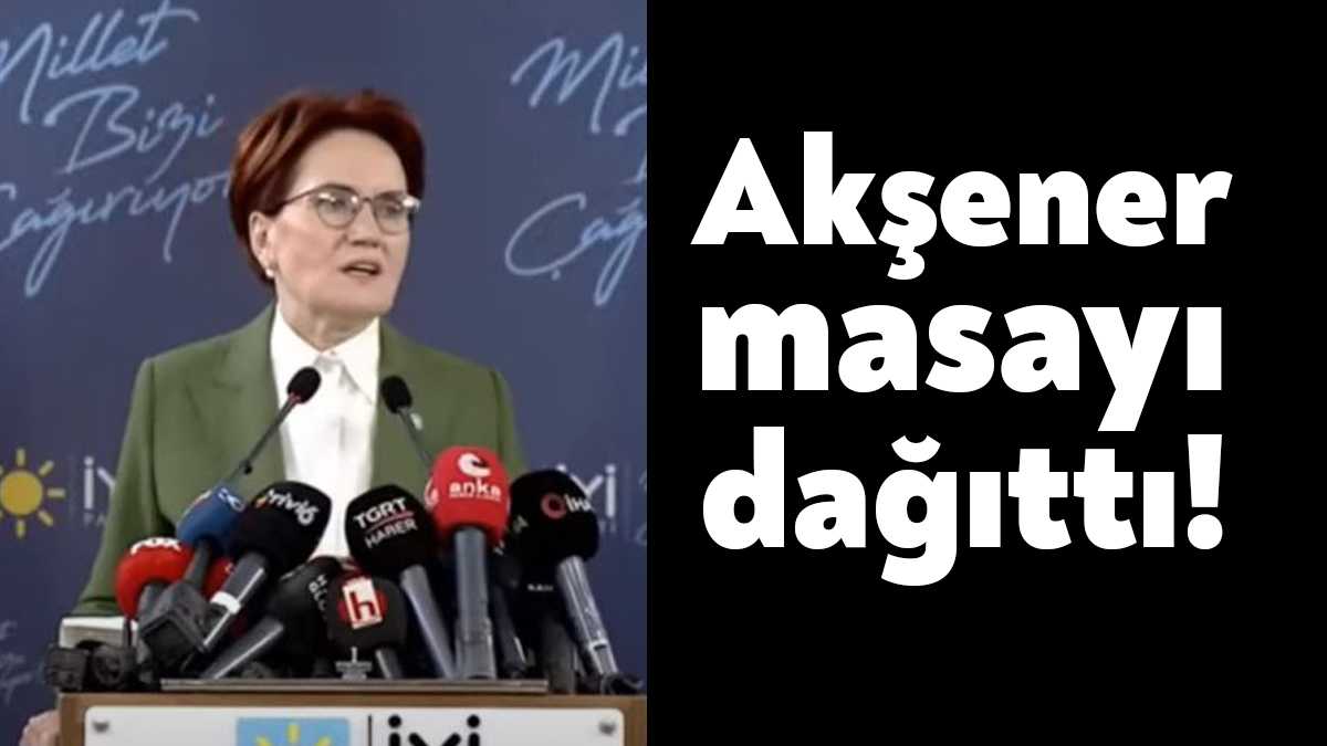 6’lı masanın son toplantısında Akşener’in Kılıçdaroğlu’nun adaylığını desteklemediği söylemlerine ilişkin