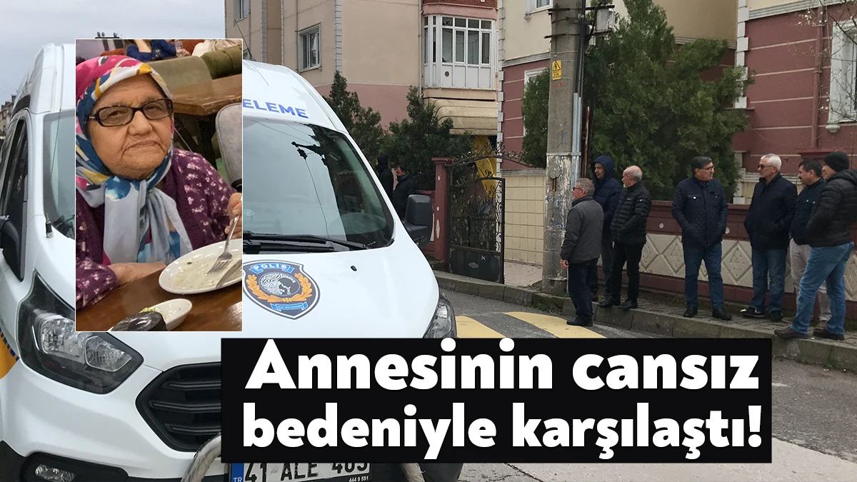Kocaeli'nin Derince ilçesinde 72 yaşındaki kadın, kızı tarafından evinde ölü