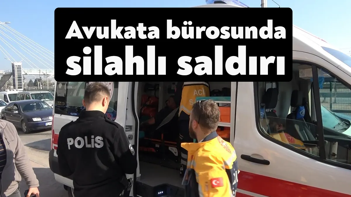 Kocaeli’de kimliği belirsiz bir şahıs tarafından bürosunda silahlı saldırıya uğrayan