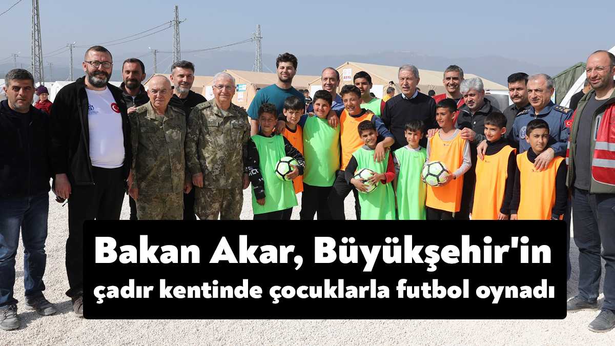 Kocaeli Büyükşehir’in Hatay Defne’de kurduğu çadır kenti ziyaret eden Milli