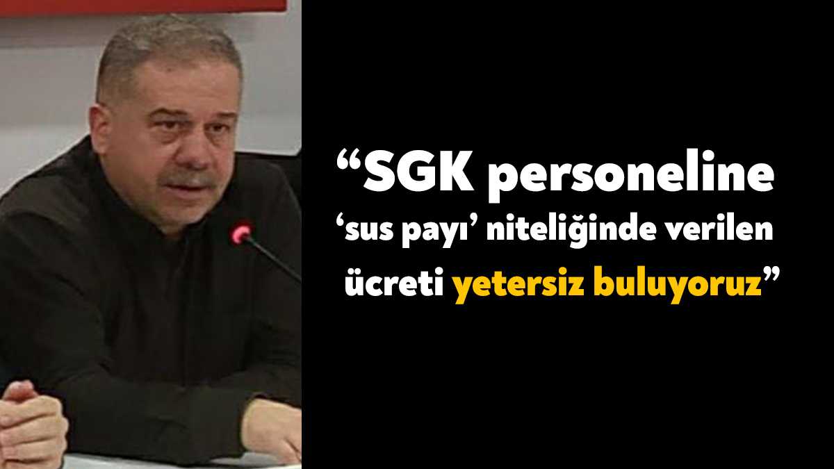 Büro Memur-Sen Kocaeli 1 No’lu Şube Başkanı Ömer Türk, yaptığı