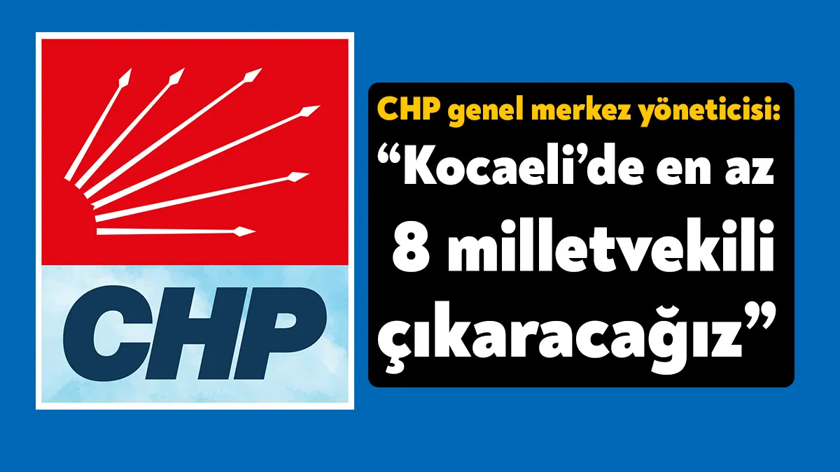 CHP Gençlik Örgütleri Genel Başkan Yardımcısı ve Marmara Bölge Sorumlusu