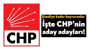 CHP Kocaeli’de şimdiye kadar başvuran aday adayları