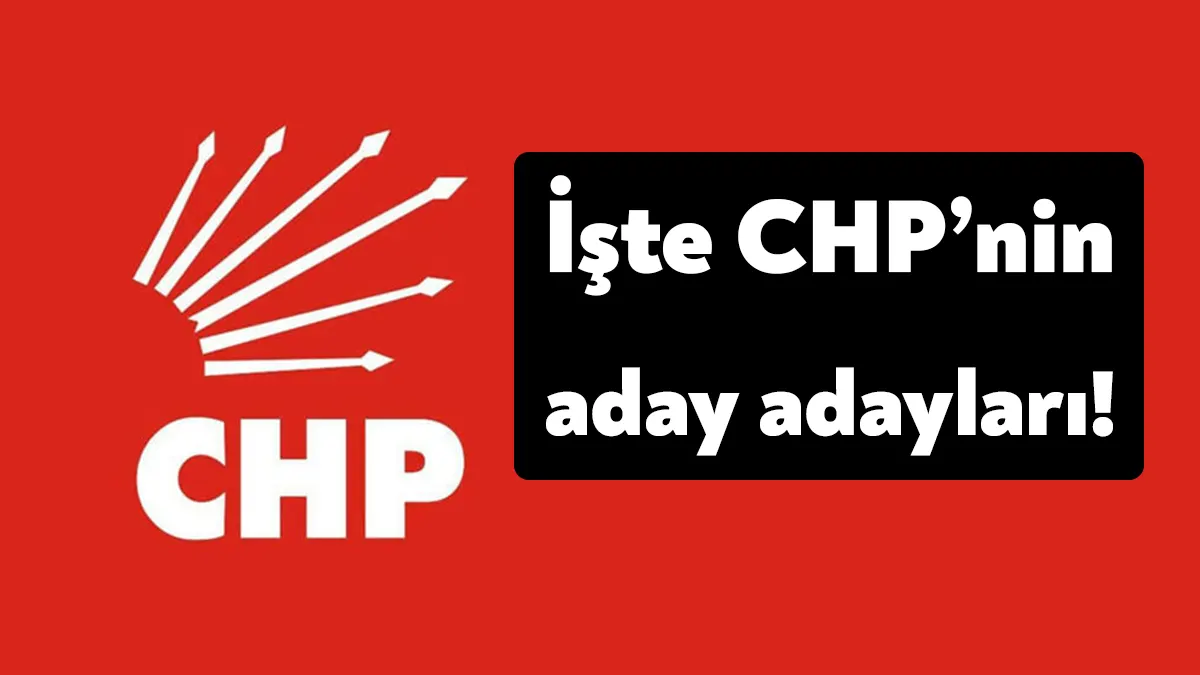 CHP Kocaeli’den milletvekili aday adaylığı başvurusunda bulunan 66 kişinin ismi