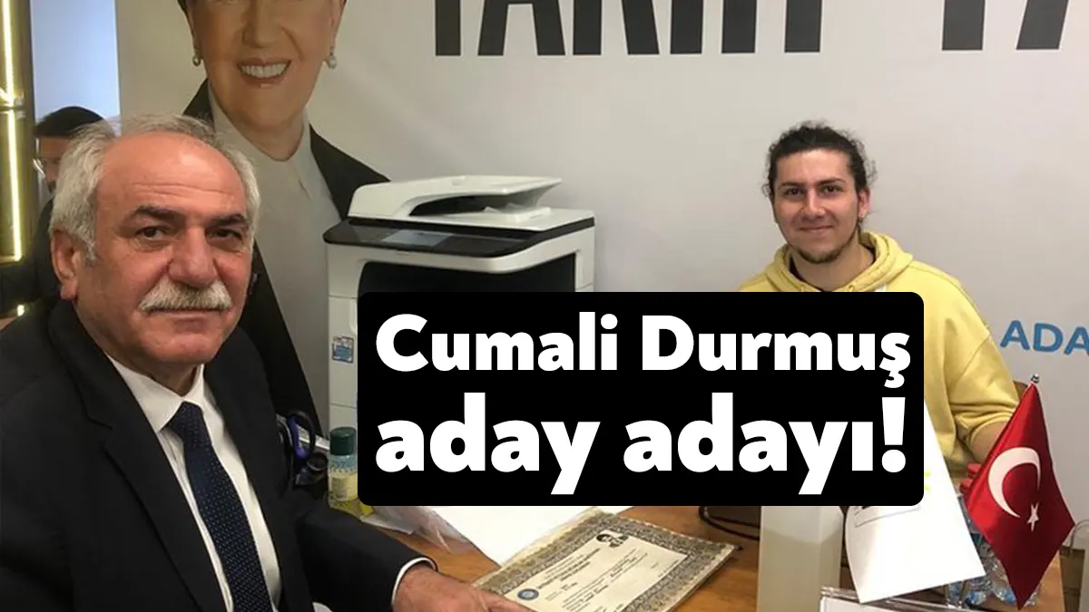 İYİ Parti GİK Üyesi Cumali Durmuş, Kocaeli milletvekili aday adayı
