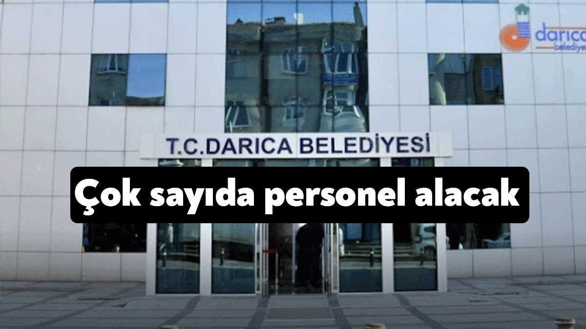 Darıca Belediyesi iştiraki Kent İnşaat A.Ş. bünyesinde çalıştırılmak üzere 10