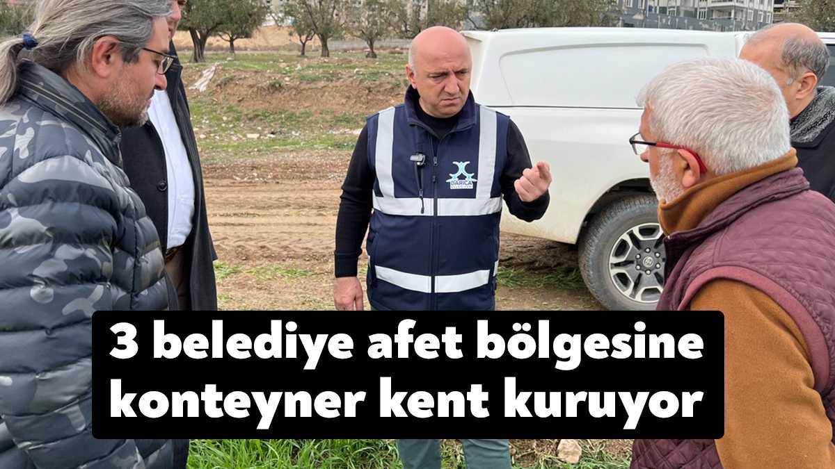 Darıca Belediyesi, deprem bölgesi Kahramanmaraş'a Dilovası ve Körfez Belediyesi ile