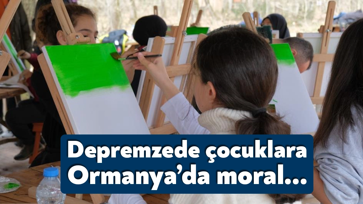 Kocaeli Büyükşehir Belediyesi depremzede çocukların yaşadıkları zorlu süreci atlatmalarına yardımcı