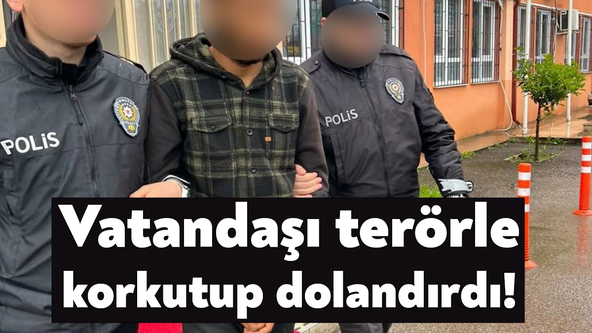 Kocaeli’nin Karamürsel ilçesinde kendisini polis olarak tanıtan şahıs, bir vatandaşı,
