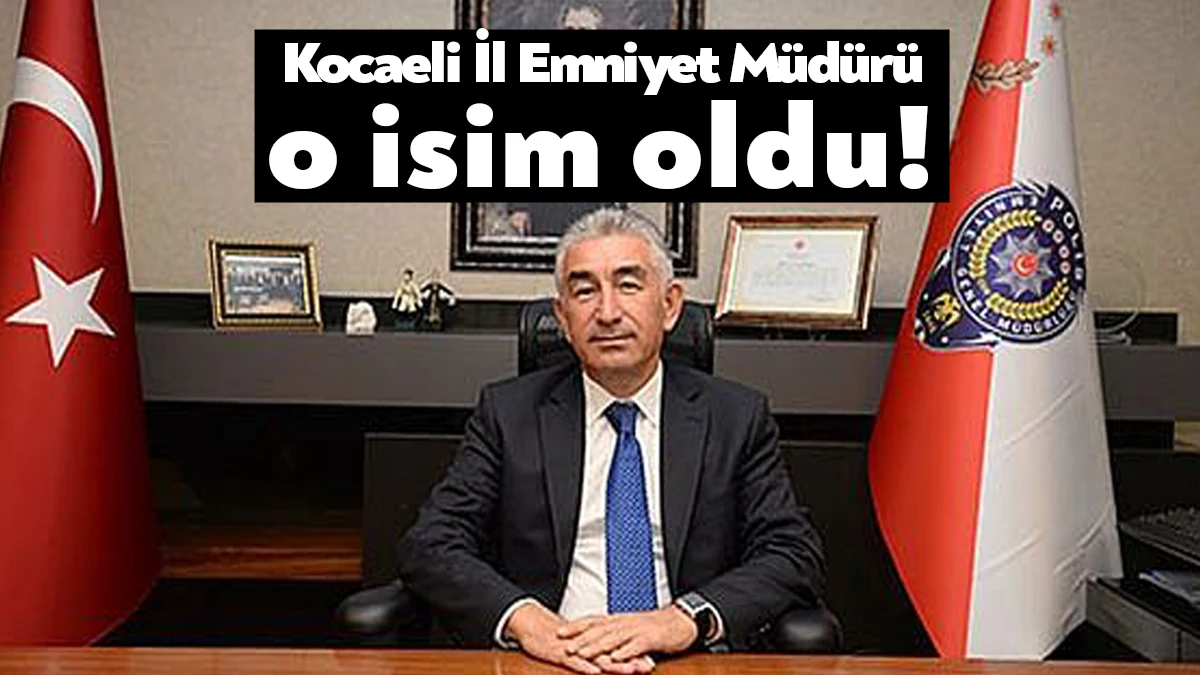 Çanakkale Emniyet Müdürü Faruk Karaduman Kocaeli Emniyet Müdürü olarak atandı.