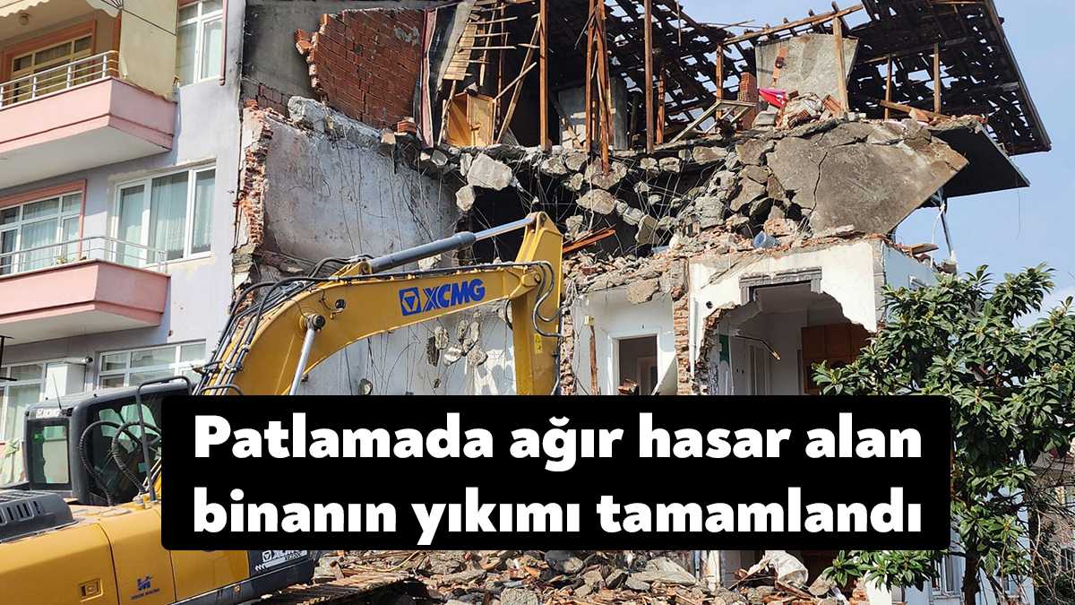 Gölcük Kavaklı Mahallesi’nde meydana gelen patlamada ağır hasar alan 3