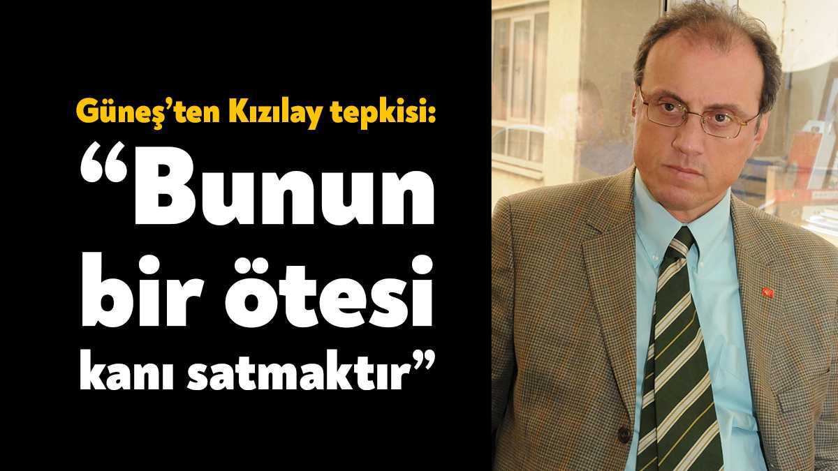 CHP Kocaeli eski milletvekili Prof. Dr. Hurşit Güneş, Kızılay’ın çadır