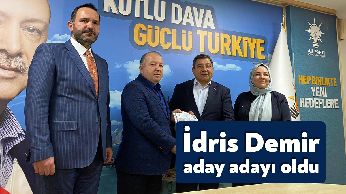 AK Parti Milletvekilliği aday adayı İdris Demir, “Davamız için her