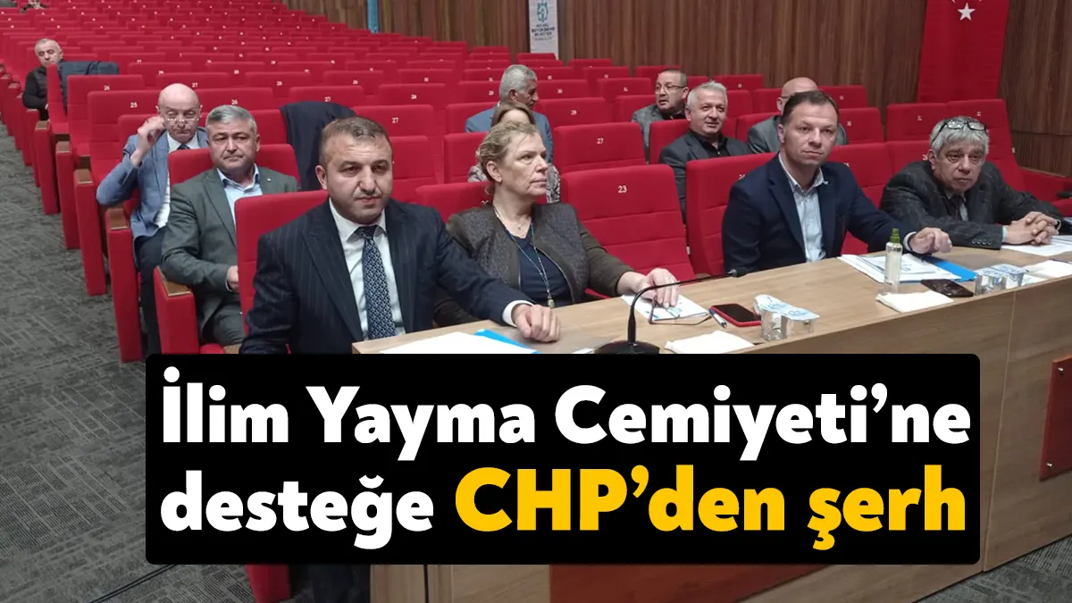 Kocaeli Büyükşehir Belediye Meclisi’nde İlim Yayma Cemiyeti Kocaeli Şubesi’ne destek