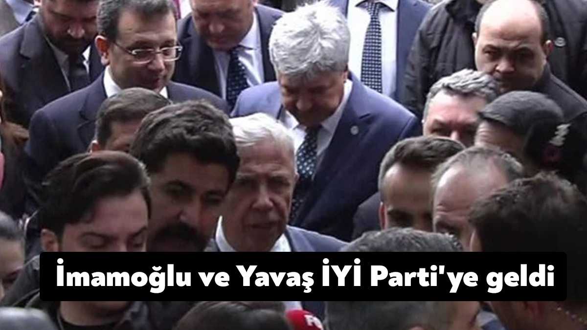 İstanbul Büyükşehir Belediye Başkanı Ekrem İmamoğlu ve Ankara Büyükşehir Belediye