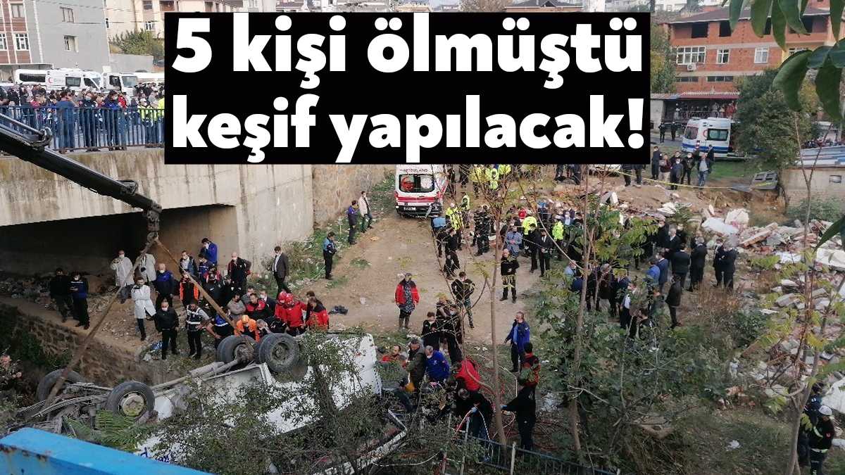 Kocaeli'nin Gebze ilçesinde 5 kişinin öldüğü 17 kişinin yaralandığı öğrenci