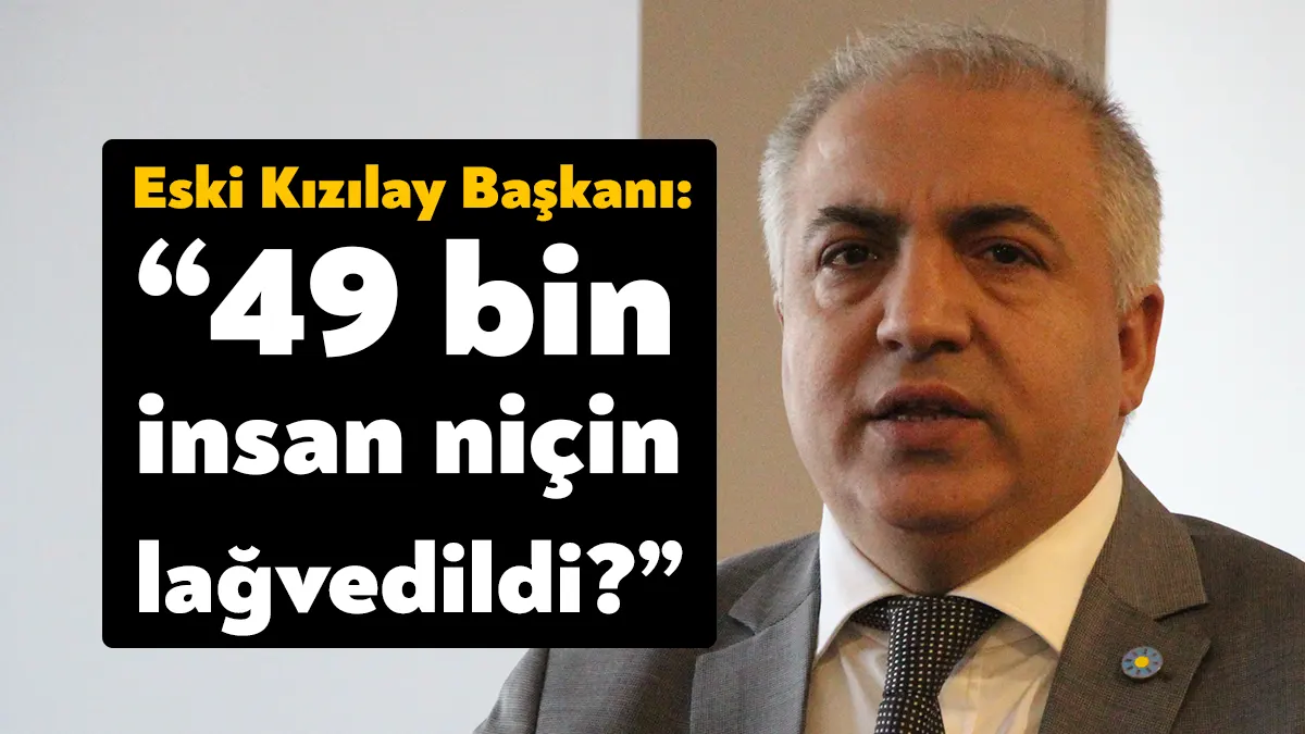 Kızılay eski Başkanı ve İYİ Parti Kocaeli İl Yöneticisi Ali