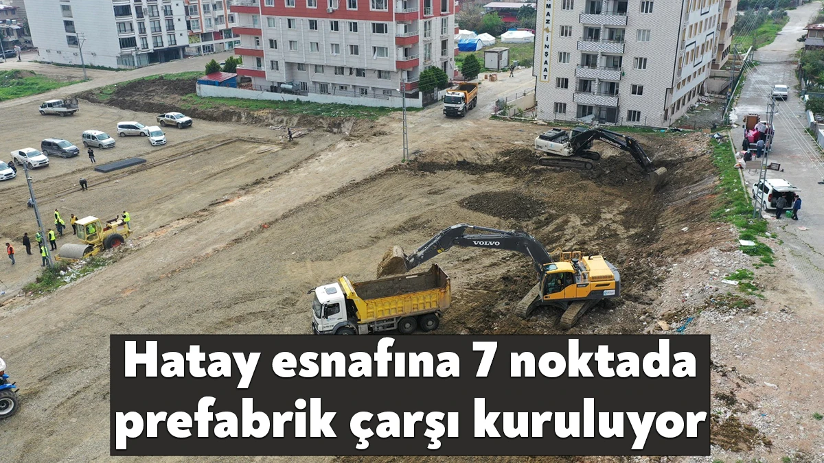 Kocaeli Büyükşehir Belediyesi, Hataylı esnafın faaliyetlerine başlaması için 7 ayrı
