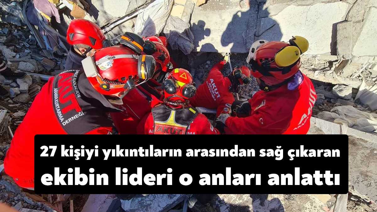 Kahramanmaraş merkezli depremler sonrası arama kurtarma çalışmalarına katılmak için Hatay'a
