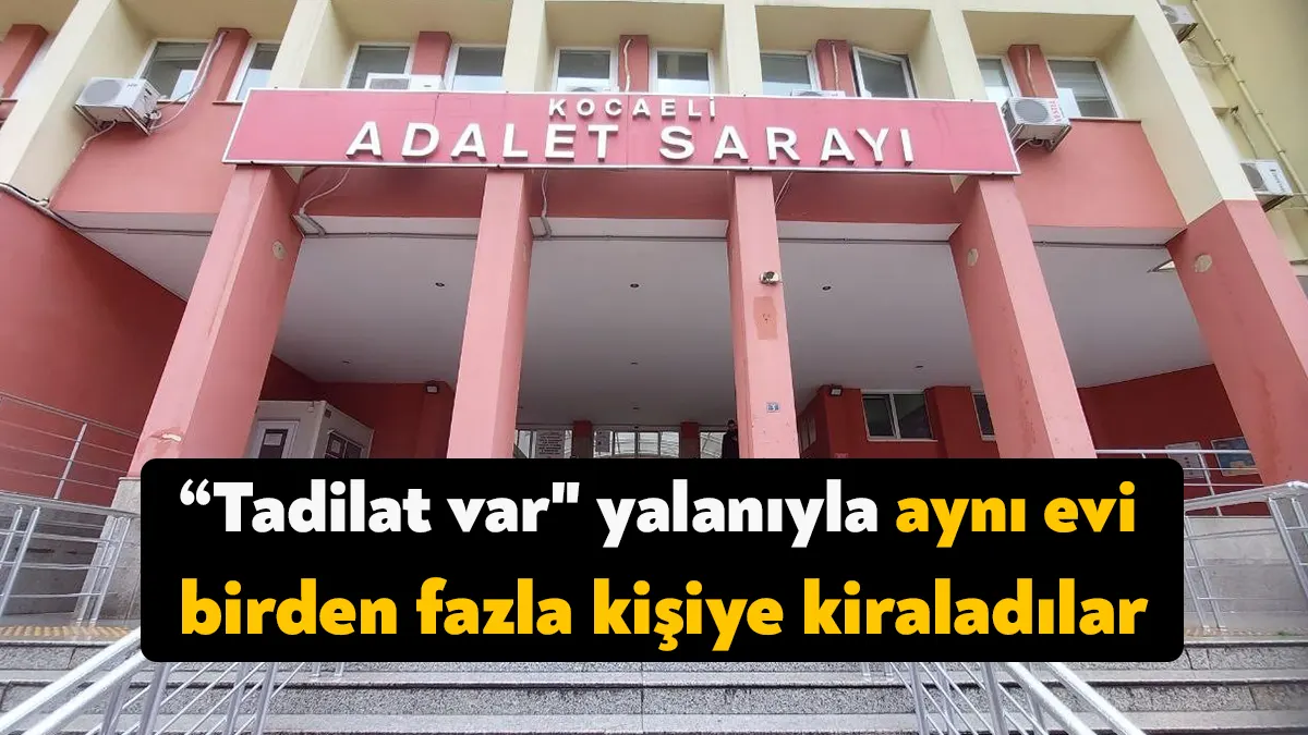 Kocaeli'de iddiaya göre, internet sitesi üzerinden kiralık ev ilanı veren