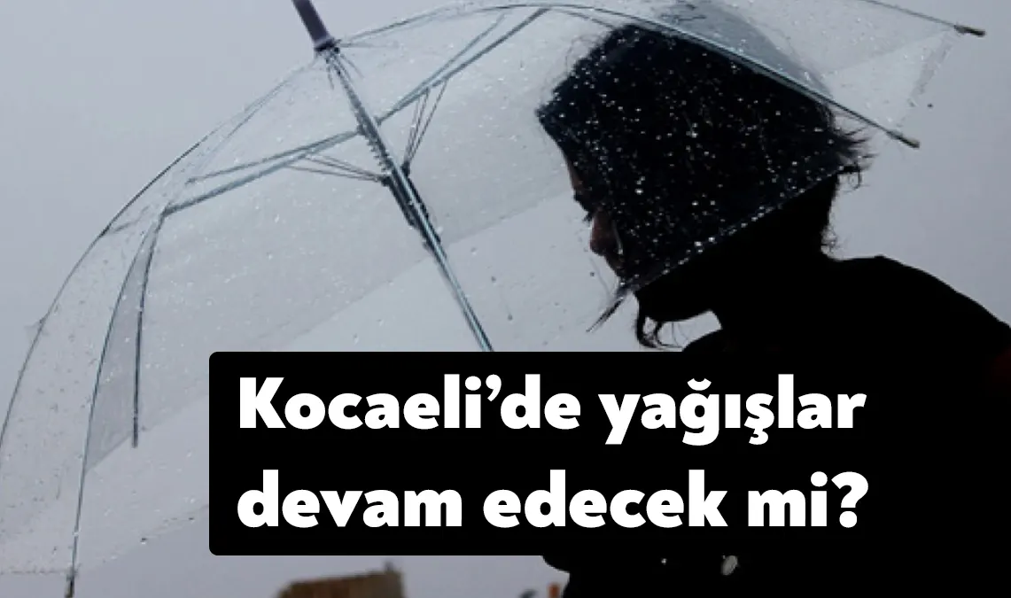 Kocaeli’de yağış ve fırtına etkisi altına girmesinin ardından vatandaşlar Kocaeli’de