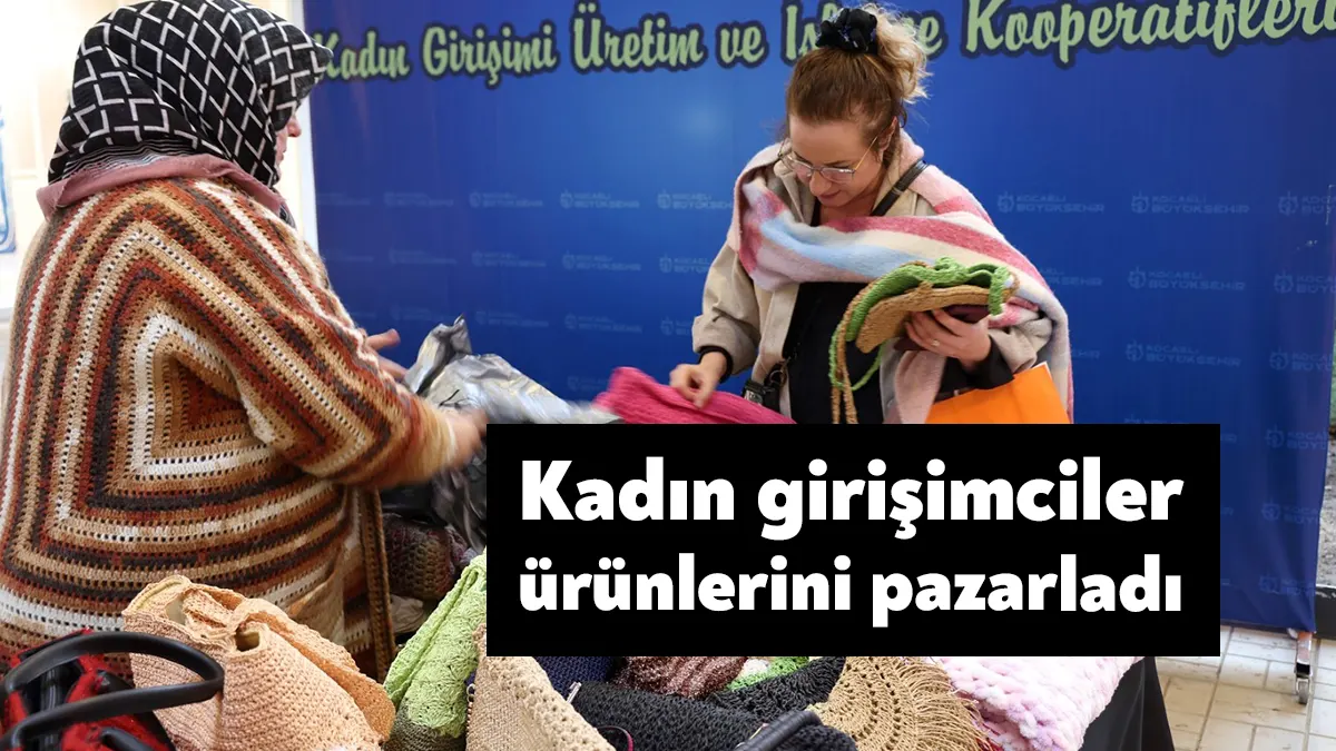 Kadın girişimciler el emeği göz nuru doğal ürünlerinin satışını AVM’de