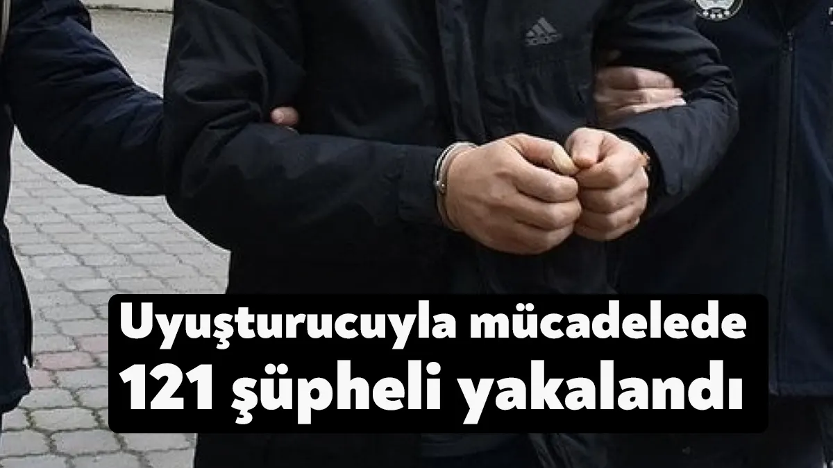 Kocaeli'de polis ve jandarma ekiplerinin son bir haftada yürüttüğü uyuşturucuyla