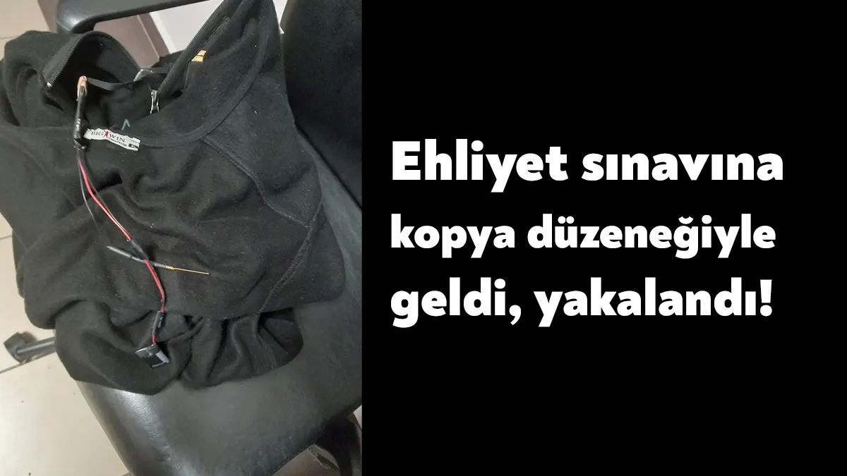 Kocaeli’nin İzmit ilçesinde ehliyet almak için düzenlenen e-sınavı bir türlü